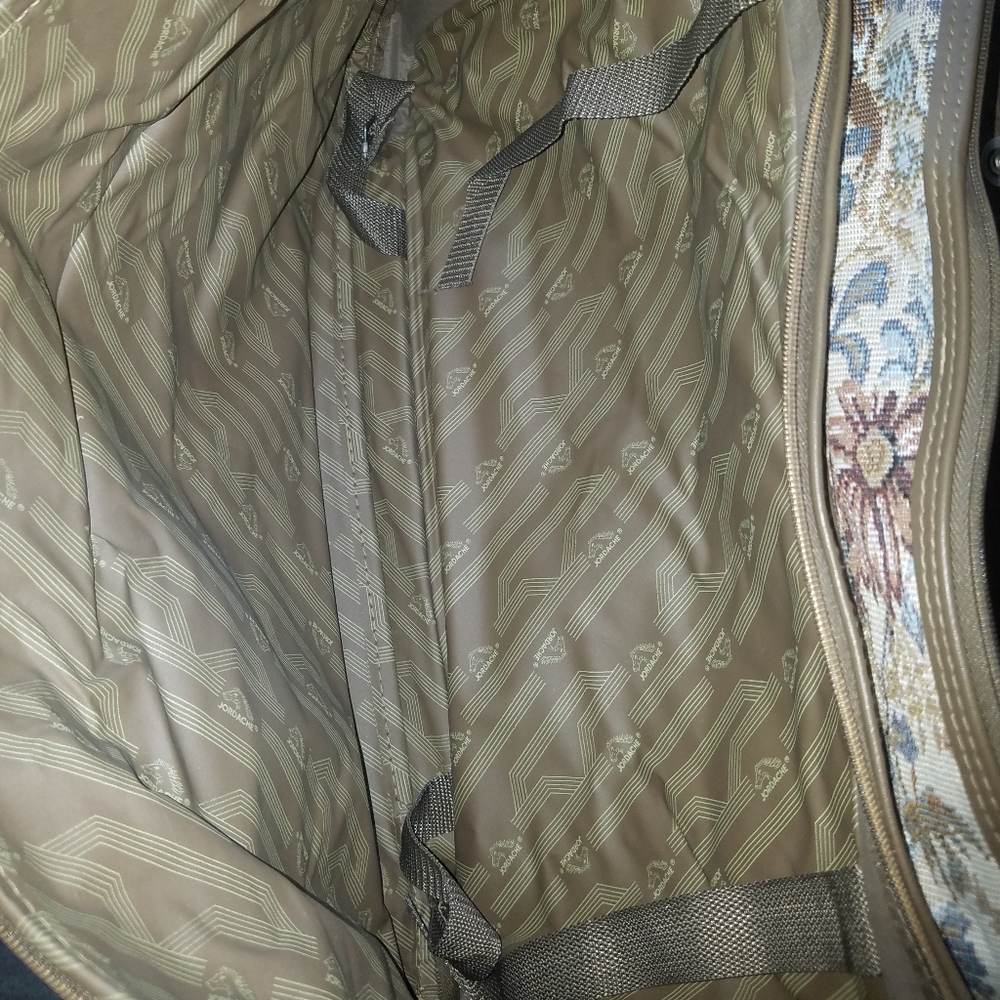 Vintage Jordache Floral Overnight Travel Bag - Picture 3 of 5